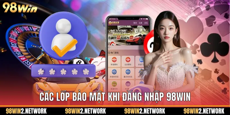 Các lớp bảo mật khi Đăng nhập 98Win