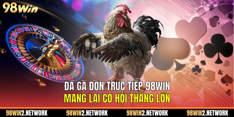 Đá Gà Đòn Trực Tiếp 98Win Mang Lại Cơ Hội Thắng Lớn